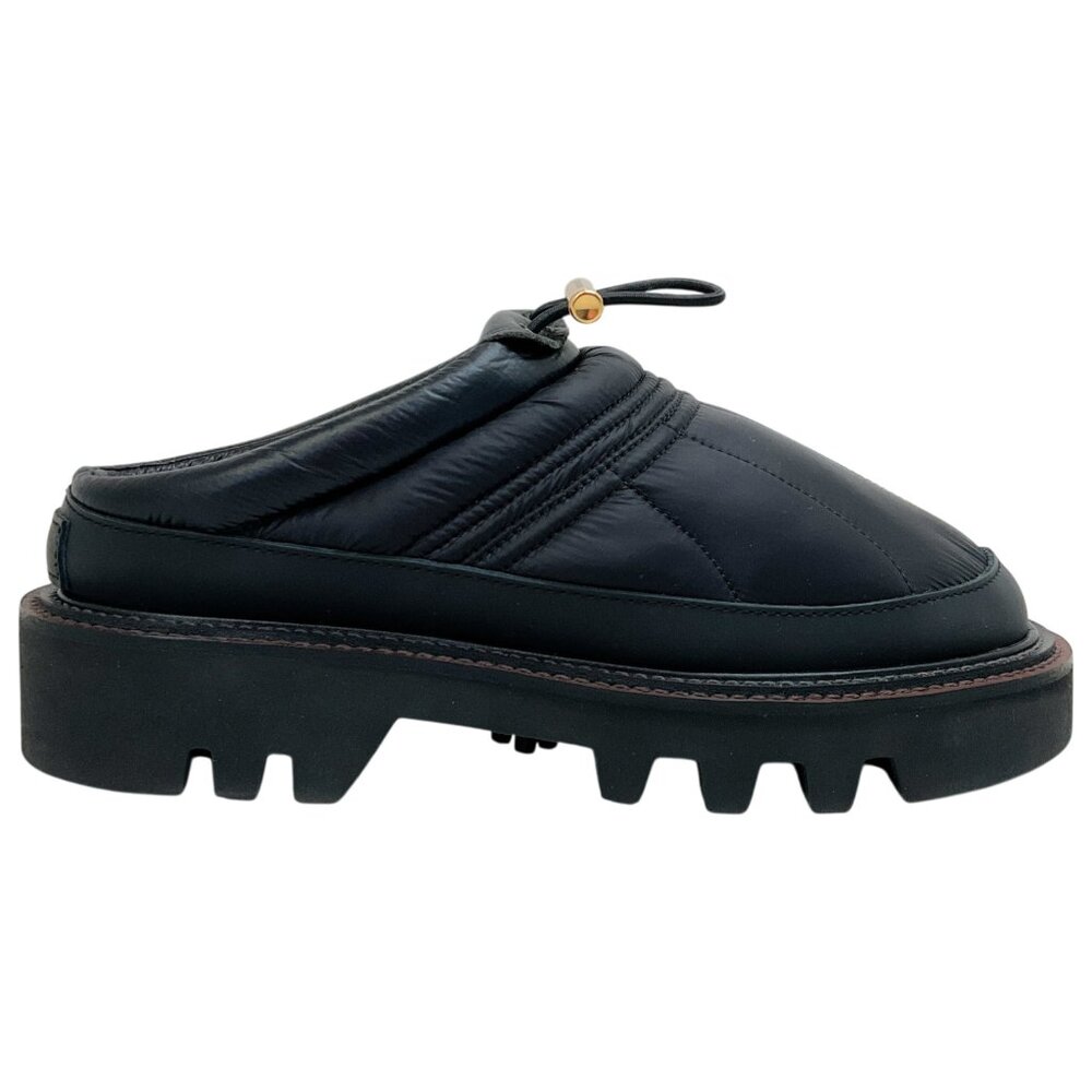 Sacai Black Micro Puffer Mules - Picture 2 of 7